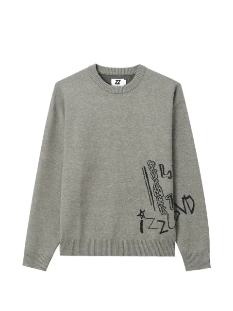 izzue graphic-print sweater