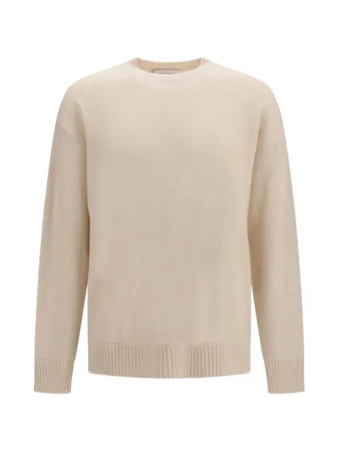 Laneus crew-neck ribbed-trim sweater