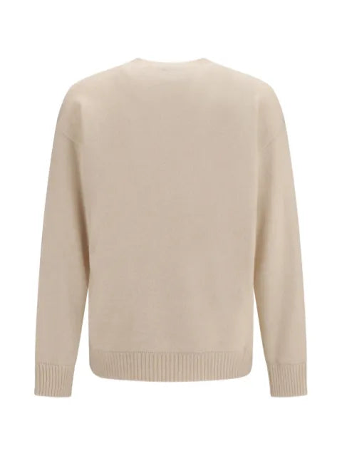 Laneus crew-neck ribbed-trim sweater