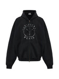 VETEMENTS graphic-print zip-up hoodie