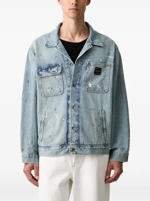 Levi's Sunrise distressed denim jacket