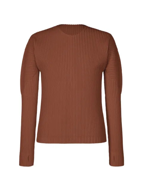 Homme Plissé Issey Miyake plissé-effect long-sleeve sweater