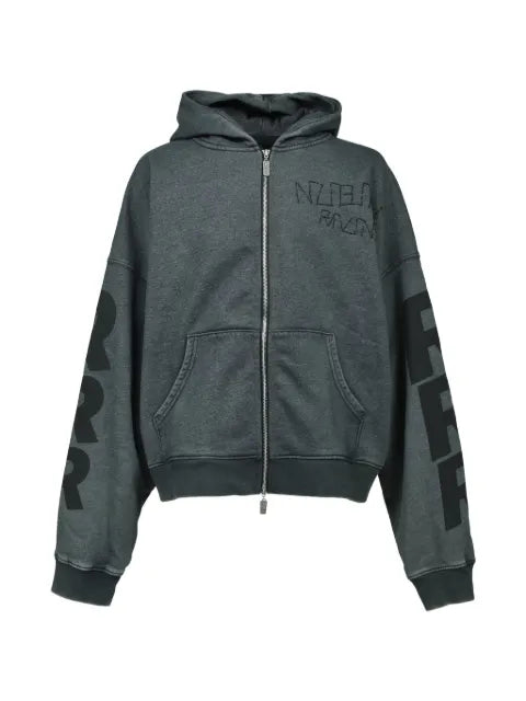 RRR123 zip-up hoodie