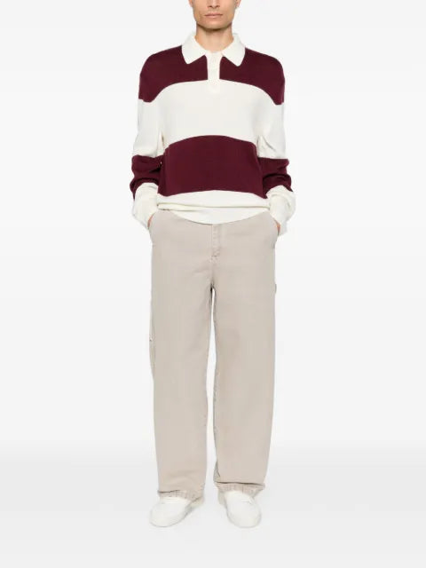 A.P.C. Luis Polo - wool rugby polo shirt
