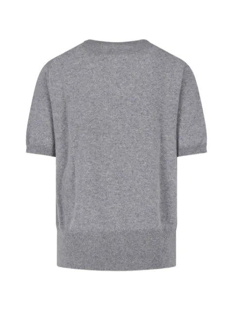 extreme cashmere Nº 490 Martina V-neck short-sleeve sweater