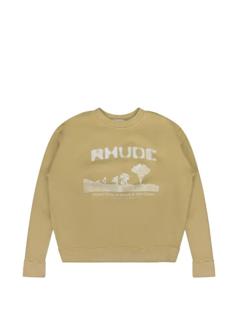 RHUDE logo-print sweater