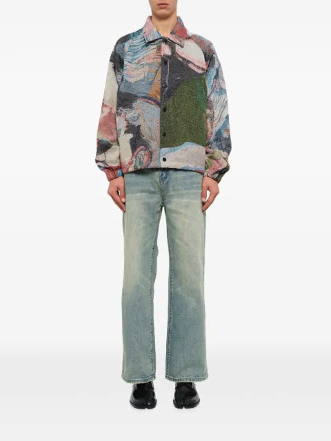 KidSuper Café de la Coaches graphic-print jacket
