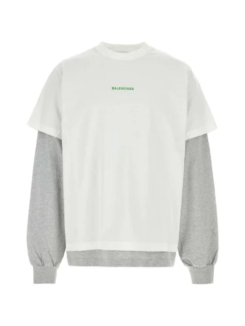 Balenciaga layered-sleeve sweatshirt