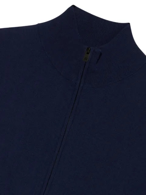 Brooks Brothers full-zip mock-neck sweater