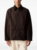 Marc O'Polo corduroy-collar raglan-sleeve jacket