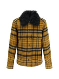 FENDI check-pattern wool jacket
