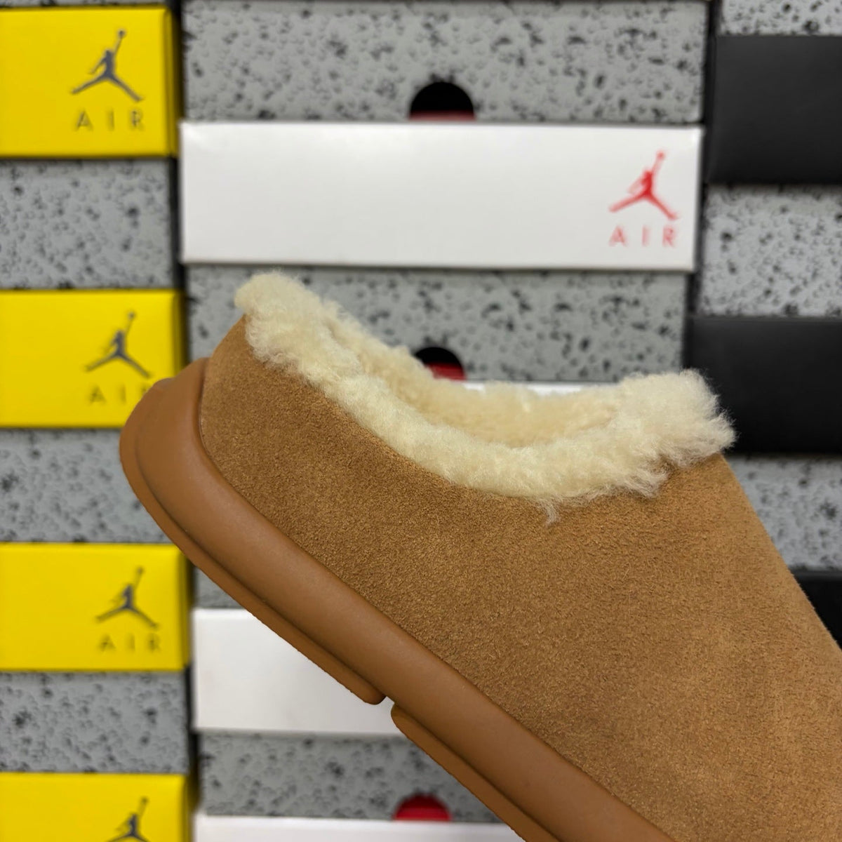 UGG Tasman Slipper – Unisex Wool-Lined Suede Moccasin in Chestnut