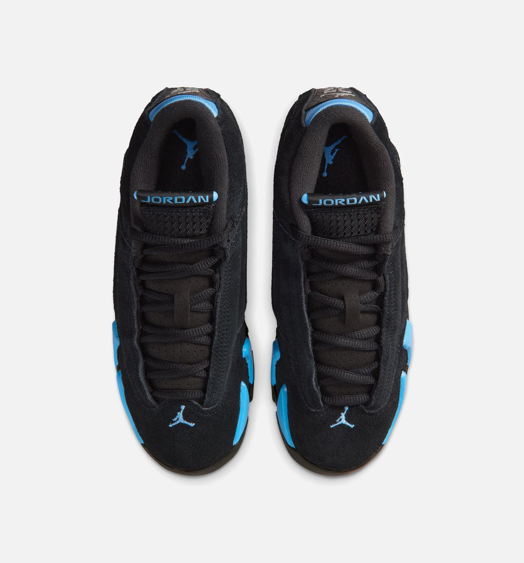 Air Jordan 14 Retro 'Black University Blue' Grade School - Black/White/University Blue