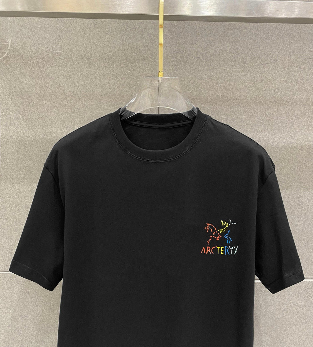 Arc'teryx Multi‑Fossil‑Bird Front‑Chest & Back Graphic SS T‑Shirt