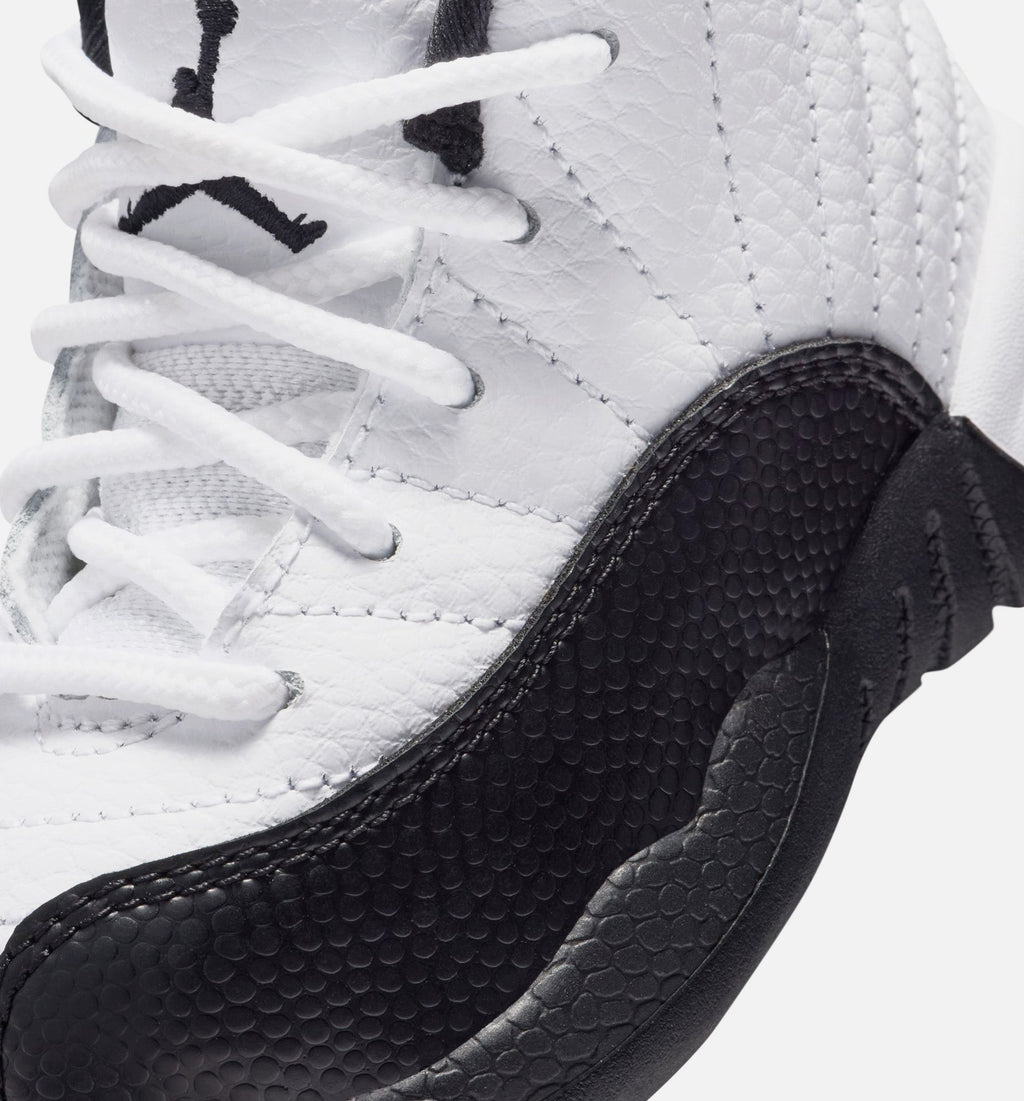 Air Jordan 12 Retro Taxi Infant Sneakers - White/Black/Taxi Yellow