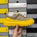 UGG Tazz Platform Sneaker – Women’s Wool-Lined Lace-Up in Cream with Yellow Sole