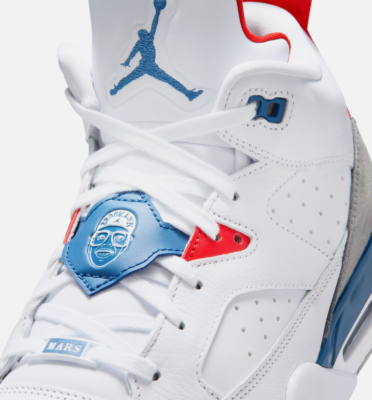 Son of Mars Low Men's Shoes - White/Varsity Red/Light Smoke Grey/True Blue
