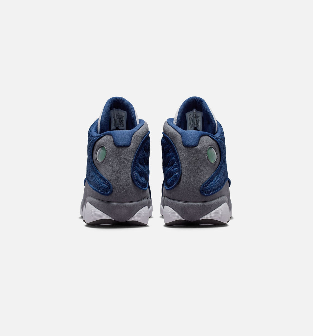 Air Jordan 13 Retro Navy and Flint Grey Men's Lifestyle Shoe - Navy/University Blue/Flint Grey/White
