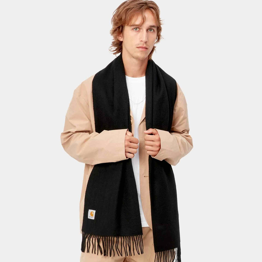 Carhartt WIP Clan Scarf Wool: Black