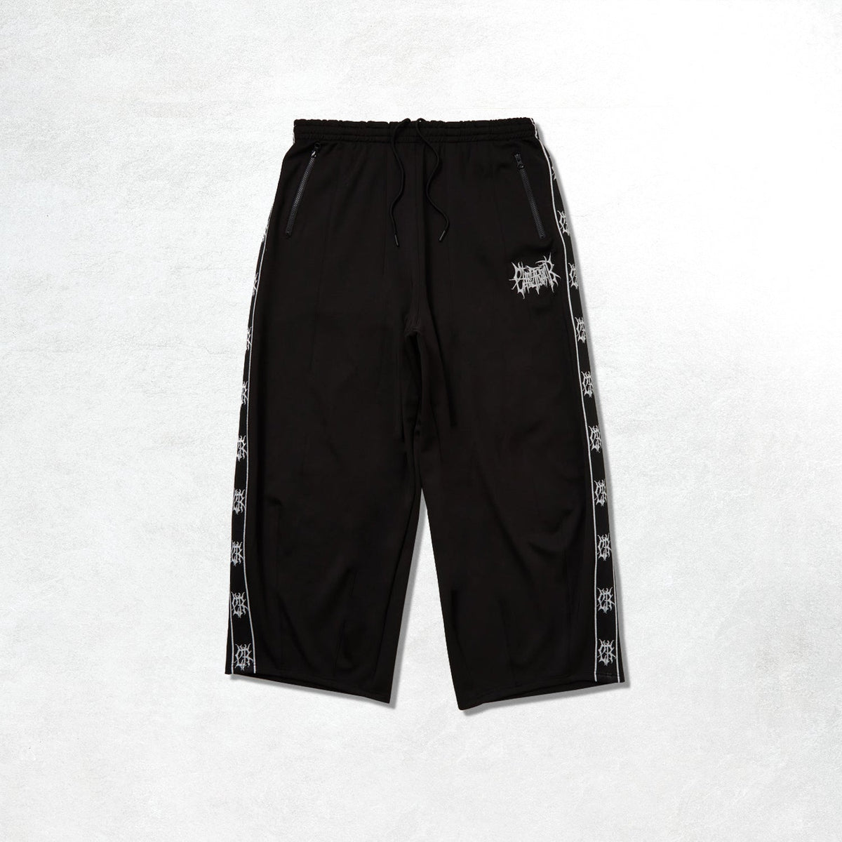 Chet Rock Lithium Wide Track Pant: Black