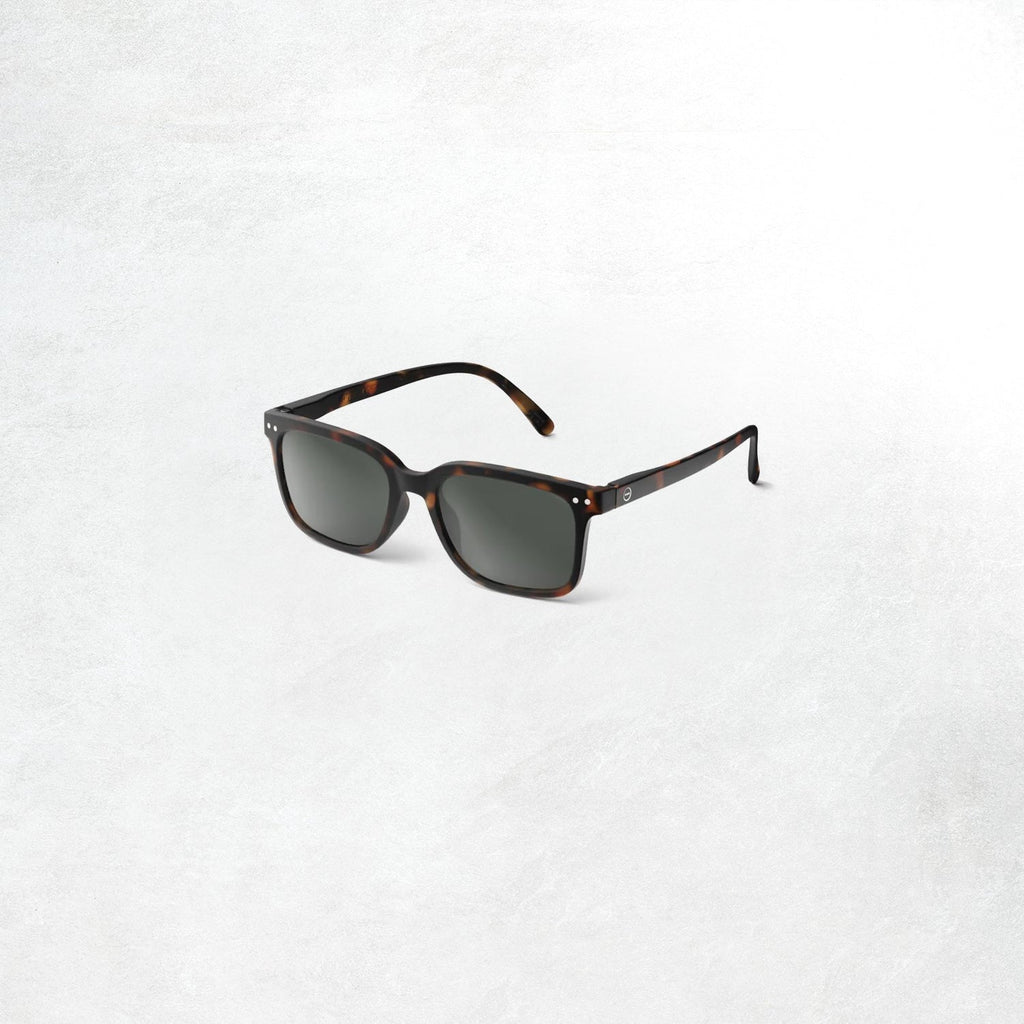 Izipizi Sun Glasses #L: Tortoise Green Brown Lenses
