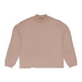 MOCK NECK LONG SLEEVE MUSHROOM SWEATSHIRT