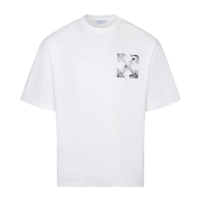 Off-White Arrow Graphic Crew Neck Short Sleeve T Shirt
