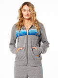 5 STRIPE ZIP HOODIE