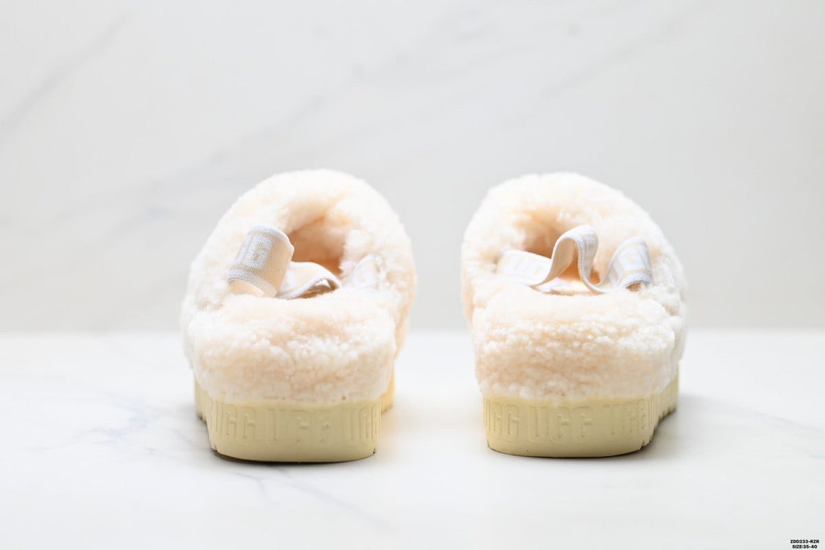 UGG Slipper Evolution Fluffy Platform Slides