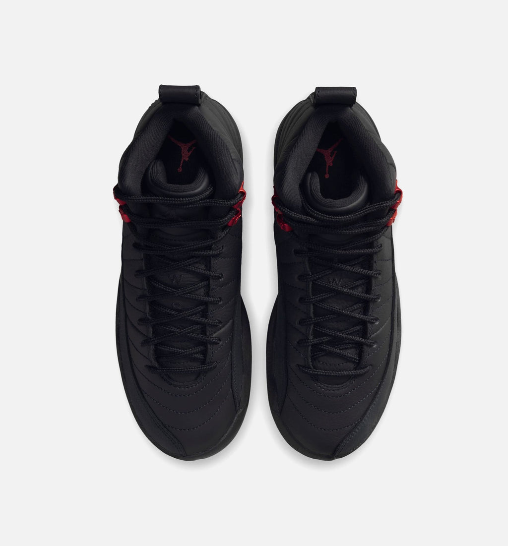 Air Jordan 12 Retro Bloodline Grade School – Black/Varsity Red
