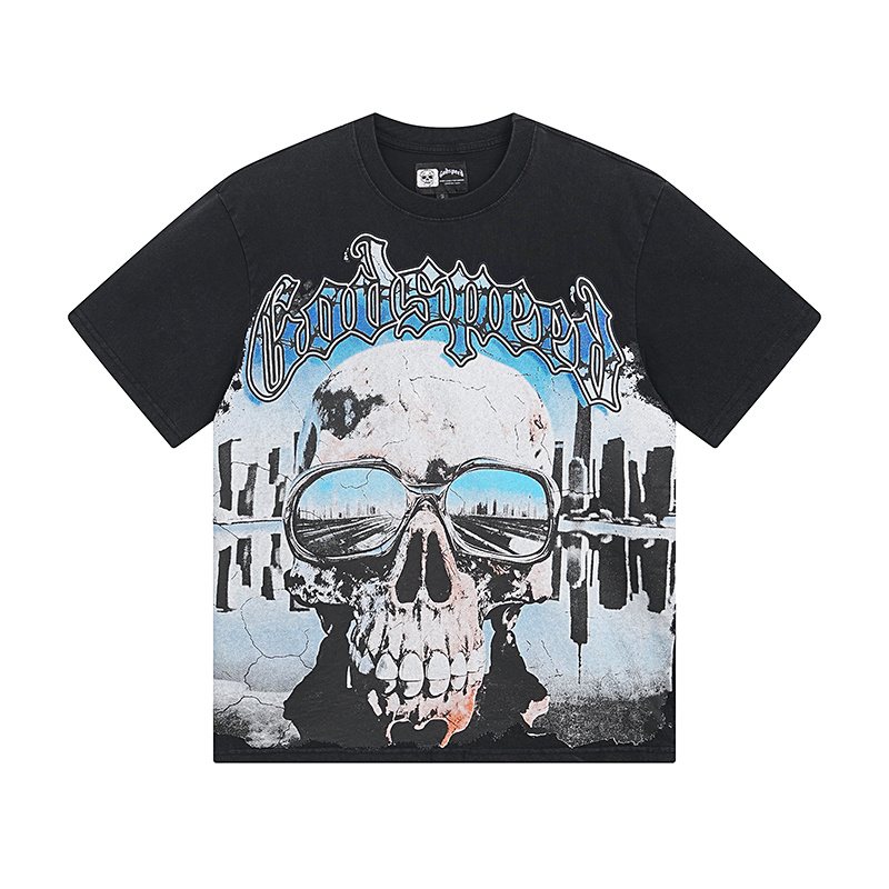 Godspeed Skull & Axe Graphic T-Shirt