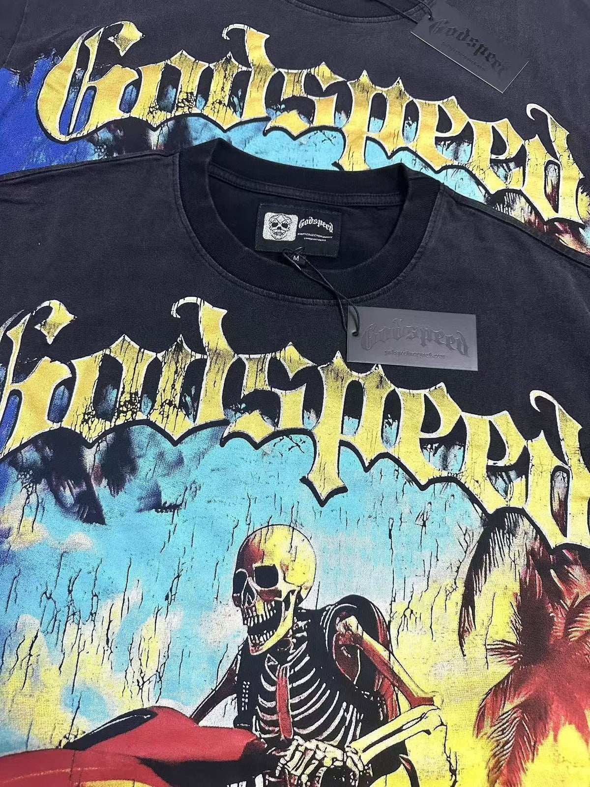 Godspeed Skeleton Jet-Ski Graphic T-Shirt