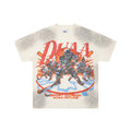 Rough Play Goal Hockey Tie-Dye Graphic T-Shirt