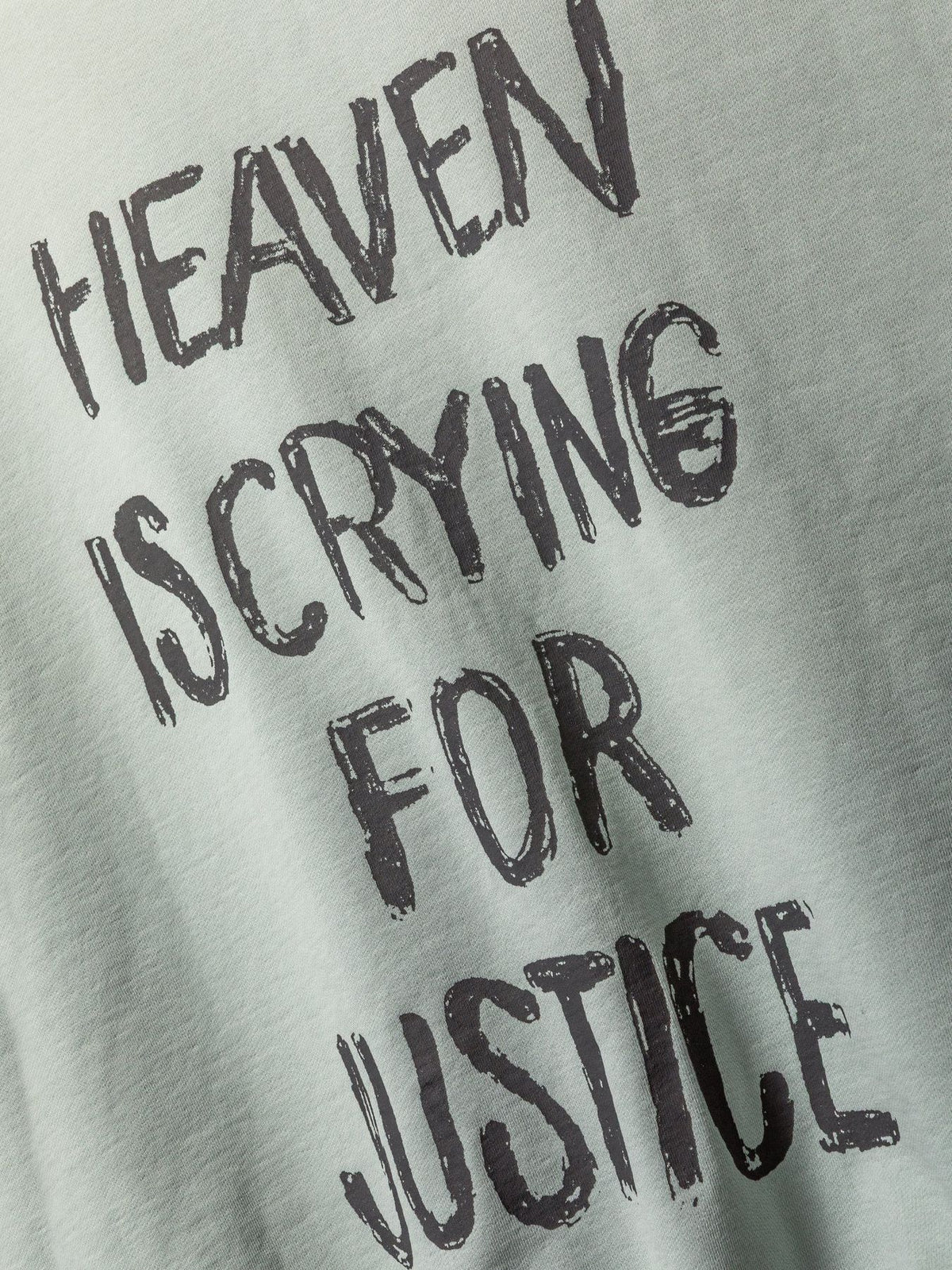 Fear of God Heaven Is Crying for Justice Graphic Hoodie