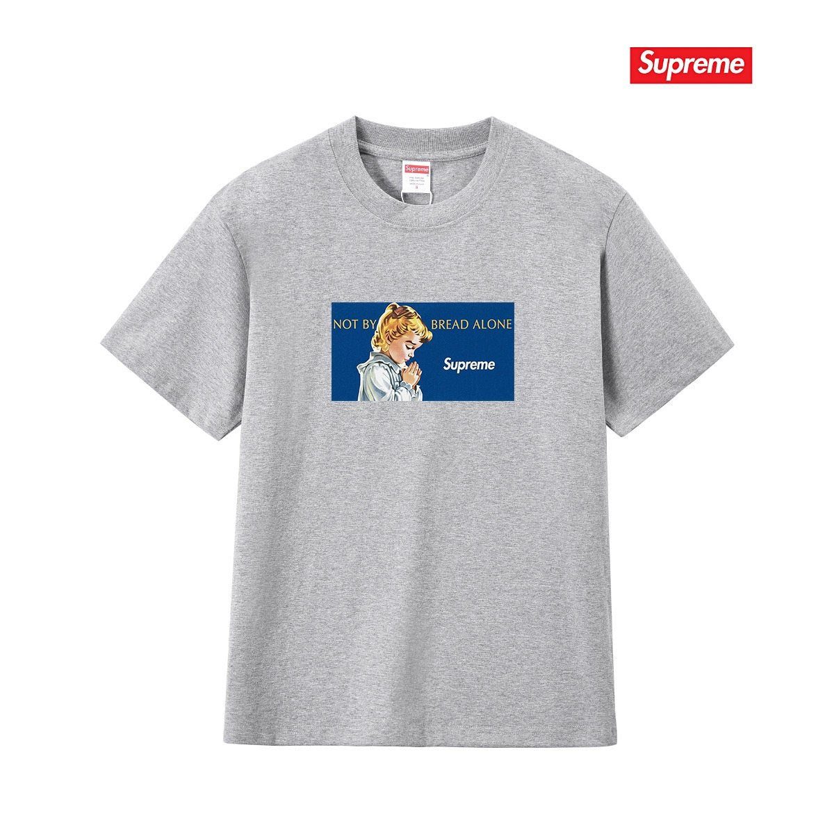 Supreme Blue Rectangle Graphic T-Shirt