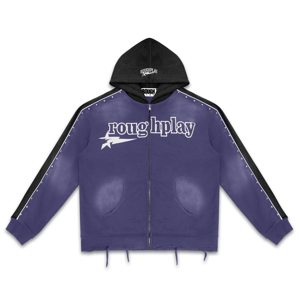 Rough Play Lightning Colorblock Zip Hoodie