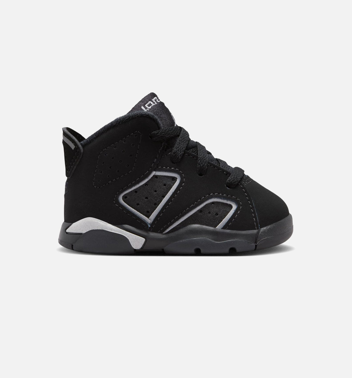 Air Jordan 6 Cap & Gown Infant/Toddler Lifestyle Shoes - Black/Reflective Silver/Black