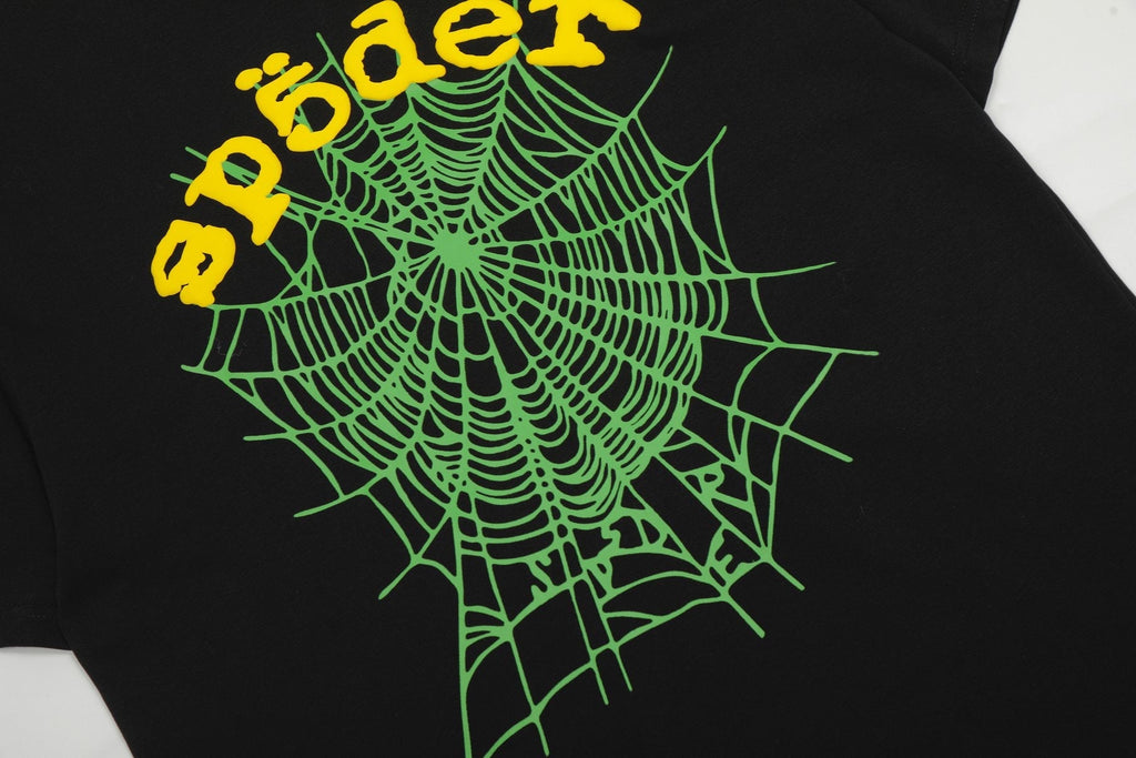 Sp5der Spiderweb Graphic Short-Sleeve T-Shirt