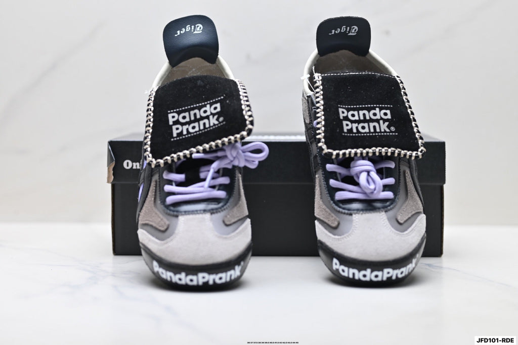 Onitsuka Tiger Retro Low Top Black Purple Unisex Shoes Style 30