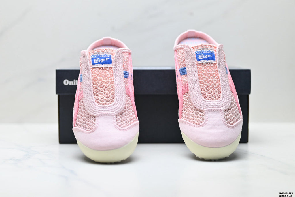 Onitsuka Tiger Retro Sabot Pink Mesh Multicolor Unisex Shoes Style 24