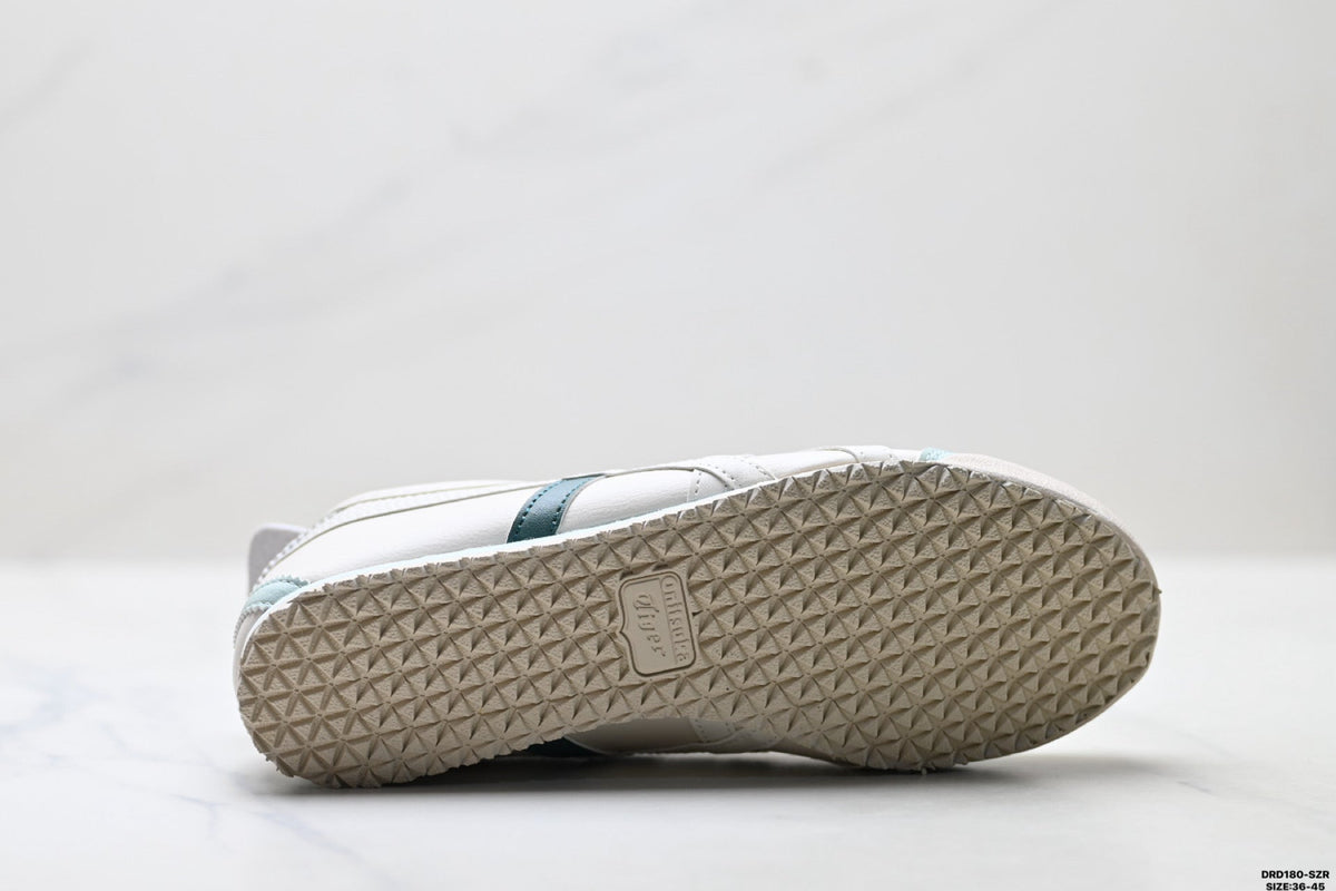 Onitsuka Tiger Retro Low Top White Light Blue Unisex Shoes Style 16