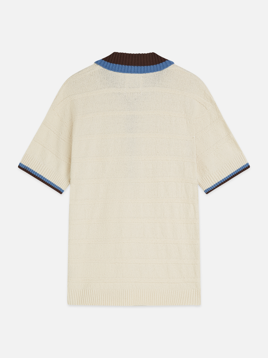 S&S Structured Knitted Loose-Fit Polo