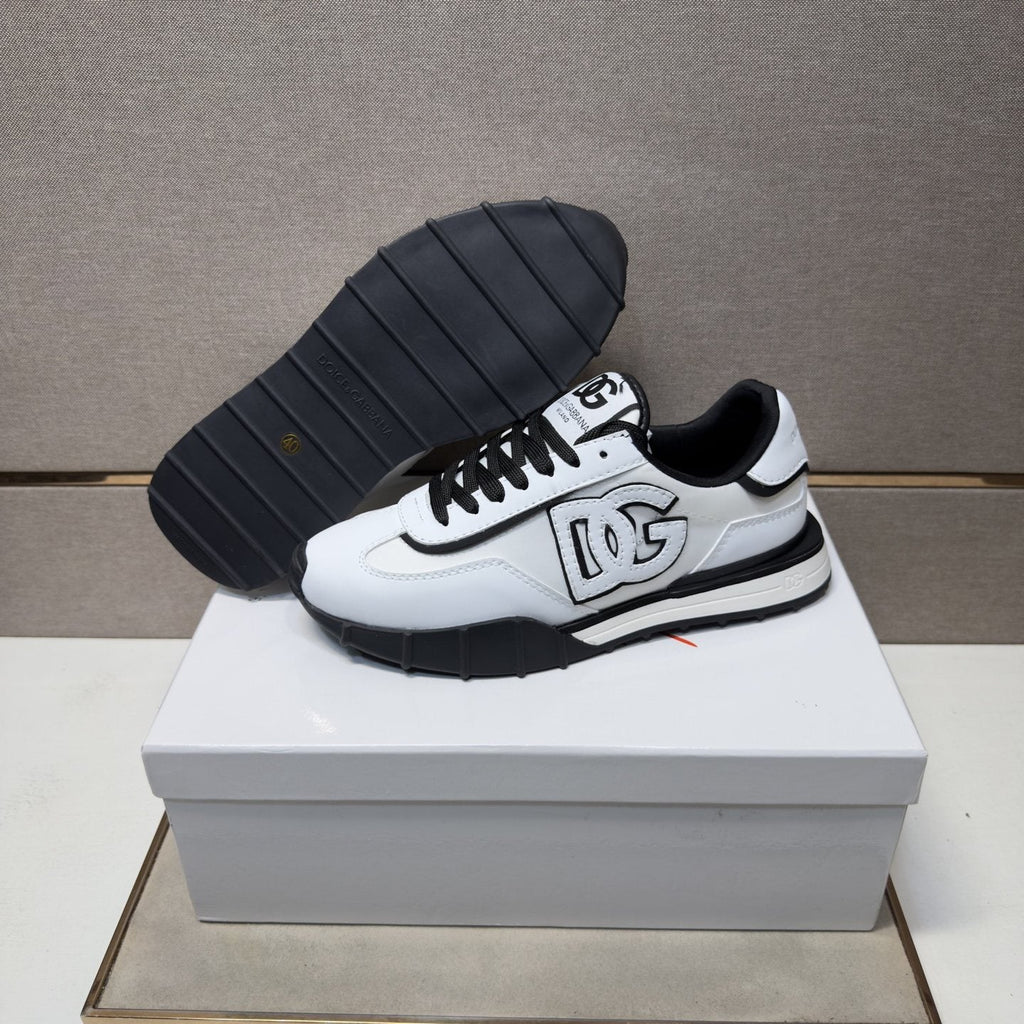 Dolce & Gabbana White DG Low-Top Sneakers