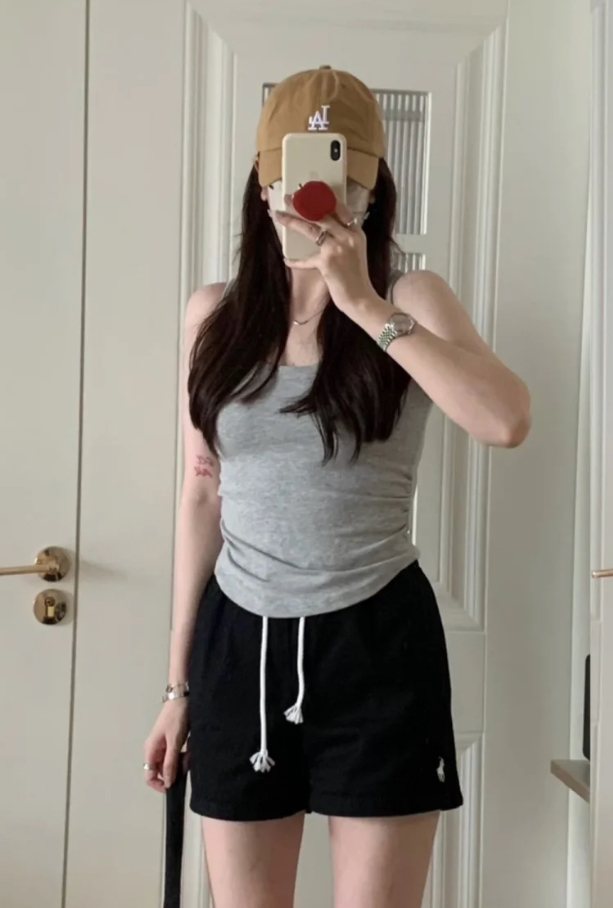 Ralph Lauren Washed Cotton Drawstring Shorts