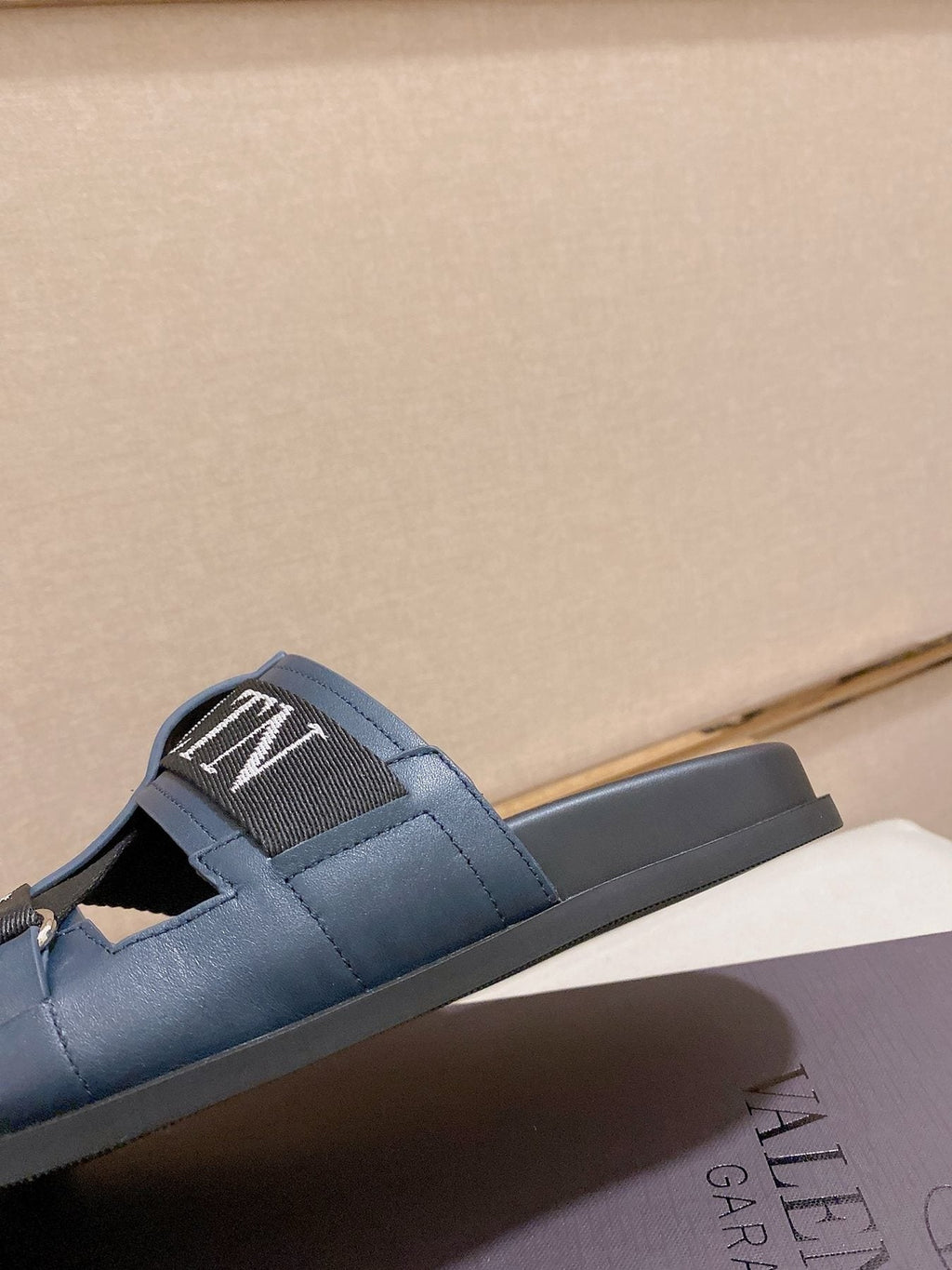 Valentino VLTN Strap Slide Sandals