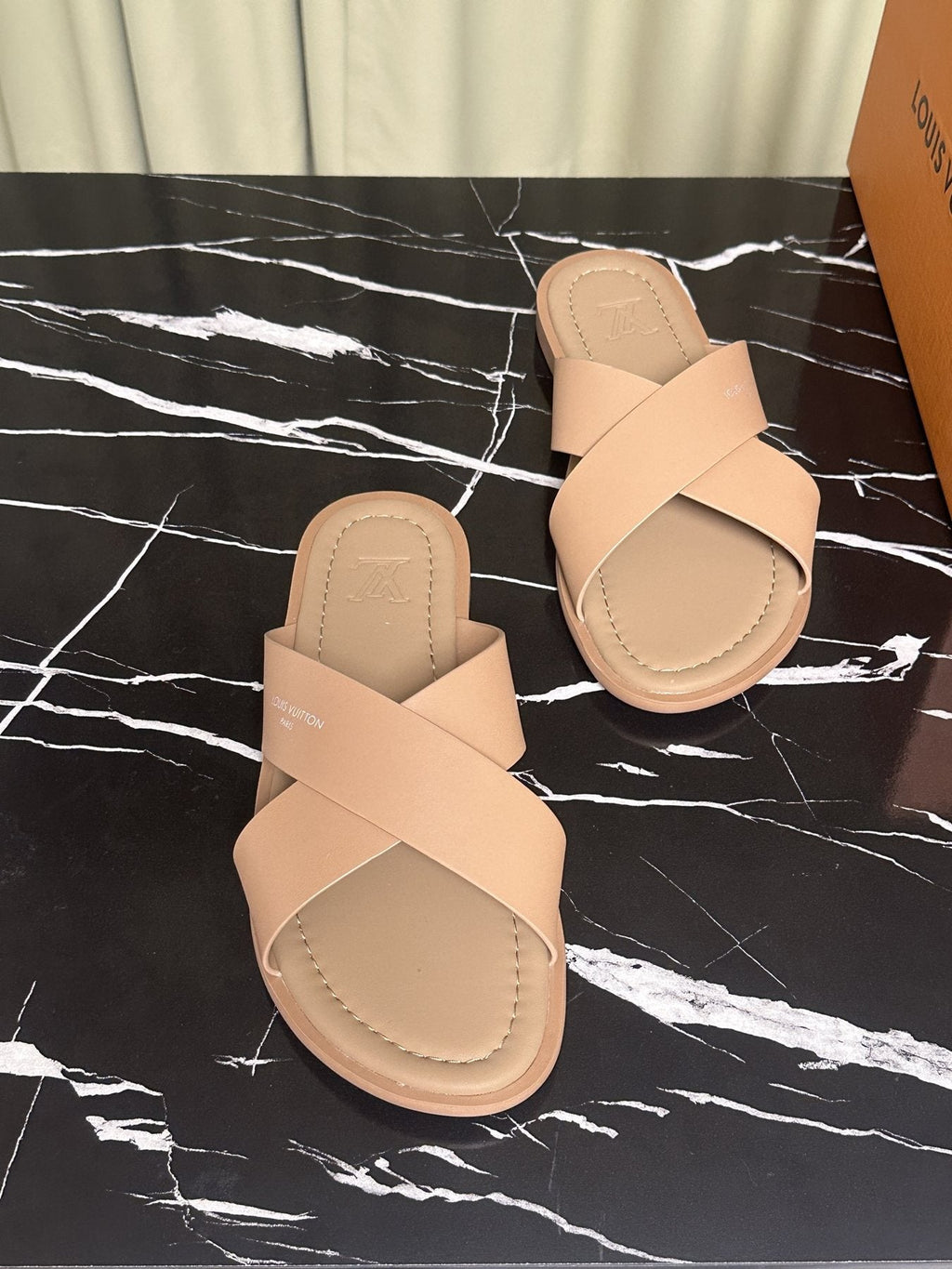 Louis Vuitton Men's Crossover Slide Sandals