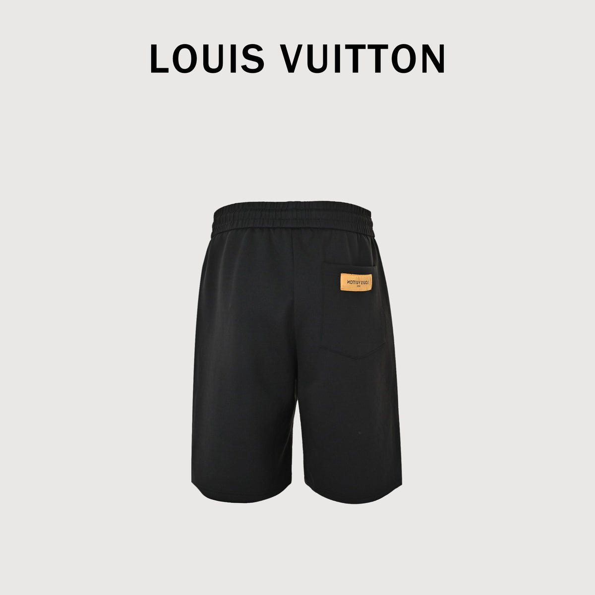 Louis Vuitton Wave Pattern Monogram Embroidered Logo Shorts